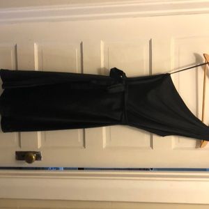 Silk one shoulder dress